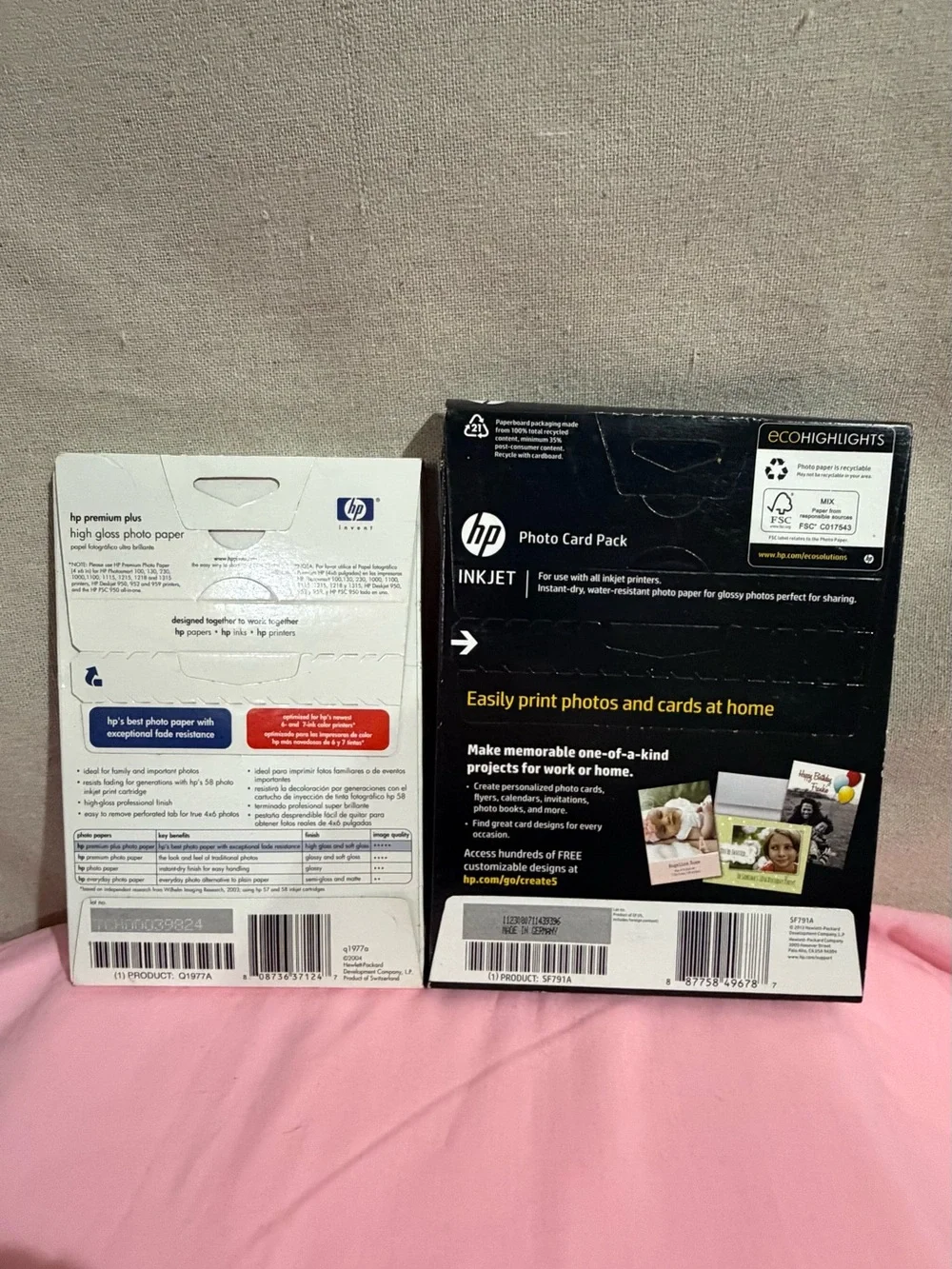 HP Photo Card Pack with Premium Plus Photo Paper